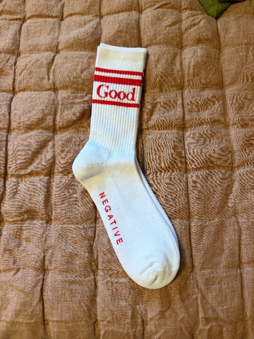 Negative Underwear Feel Good Varsity Socks